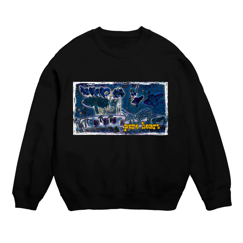 yancha堂のpure heart Crew Neck Sweatshirt