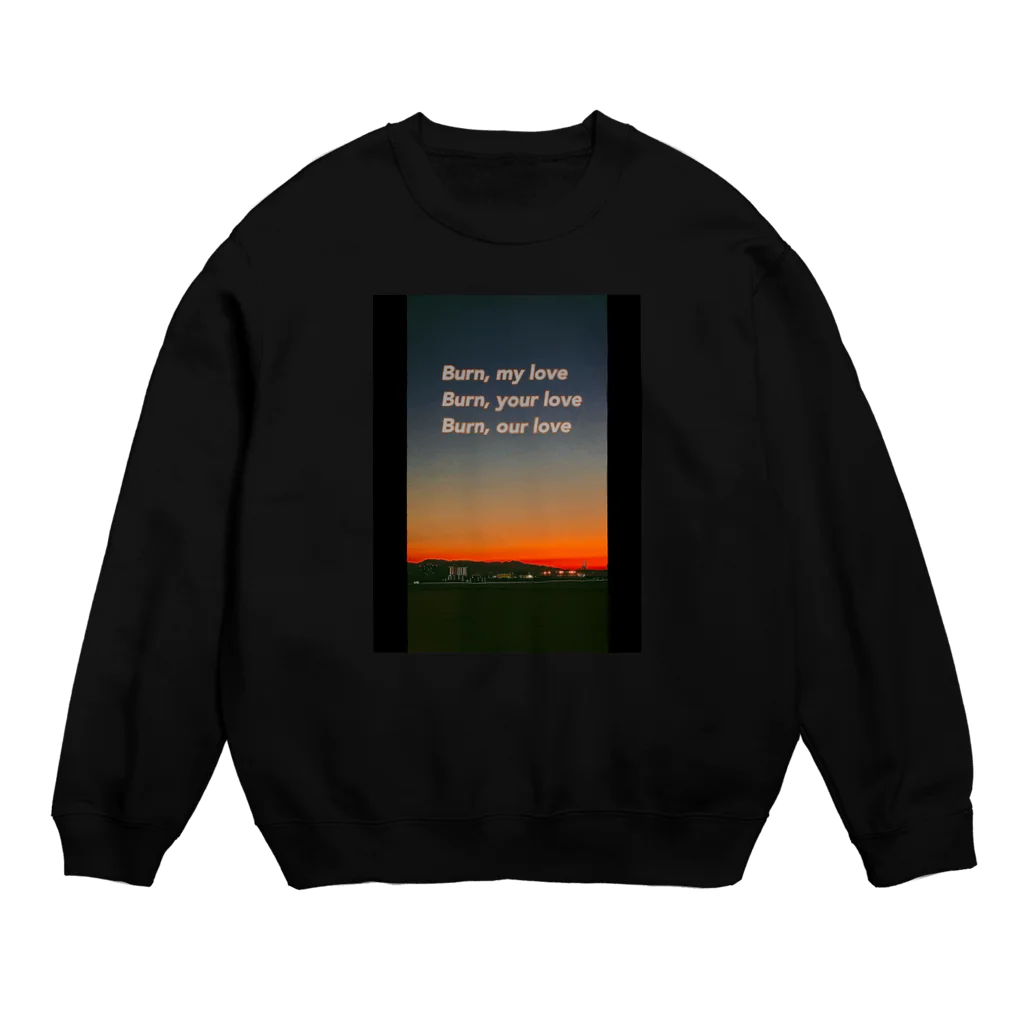 1999-のBurn,Burn,Burn Crew Neck Sweatshirt