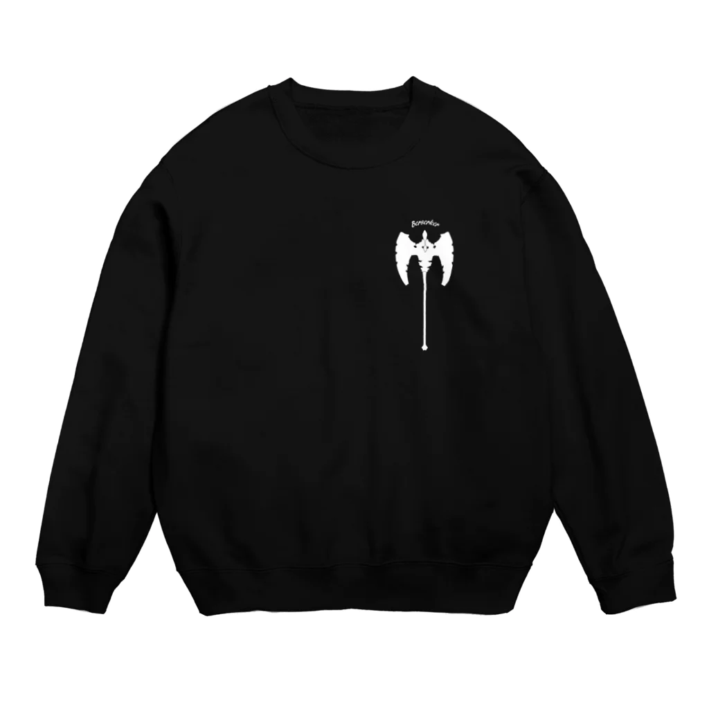 Studio Originの"Berserker" バーサーカー_Black Crew Neck Sweatshirt