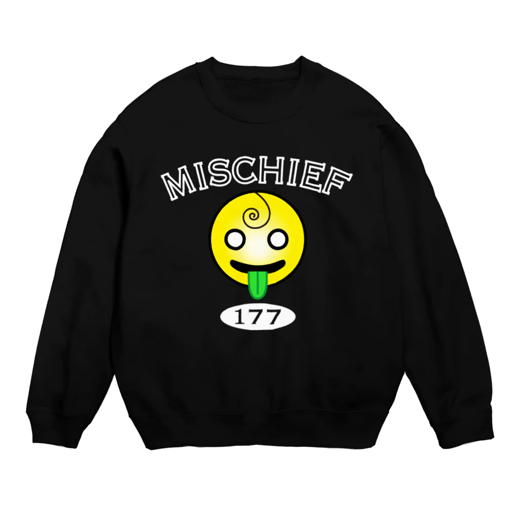 Jp_streetの赤ちゃん「MISCHIEF」 Crew Neck Sweatshirt