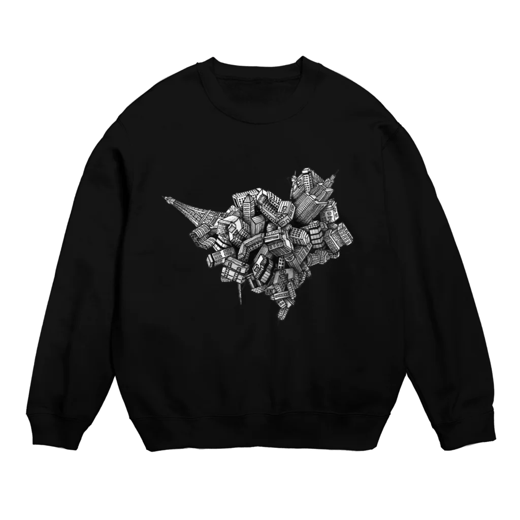 D-N-A Goods Shopの浮遊街 -TOKYO CITY SYMPHONY Crew Neck Sweatshirt