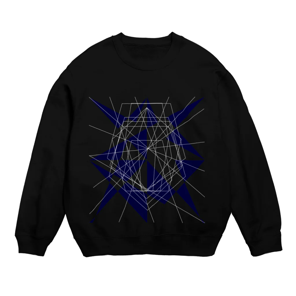 BORNのnemesis black Crew Neck Sweatshirt