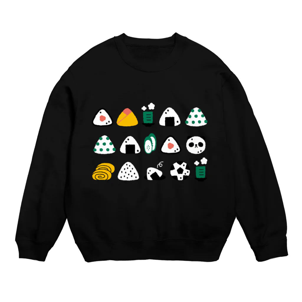 nicotte(ニコット)の　おにぎり Crew Neck Sweatshirt