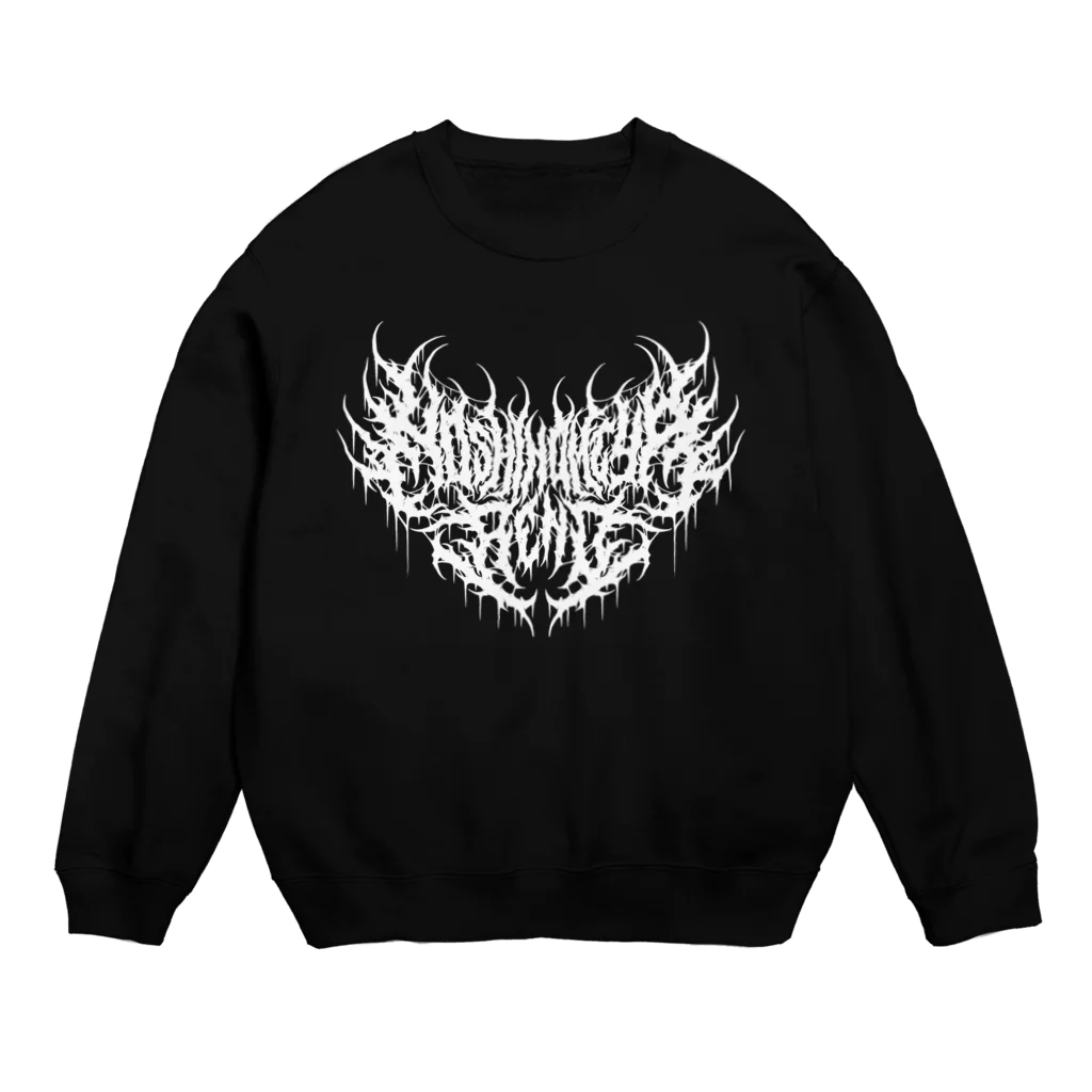 星ノ宮れの💫の星ノ宮れの ロゴ(白) Crew Neck Sweatshirt