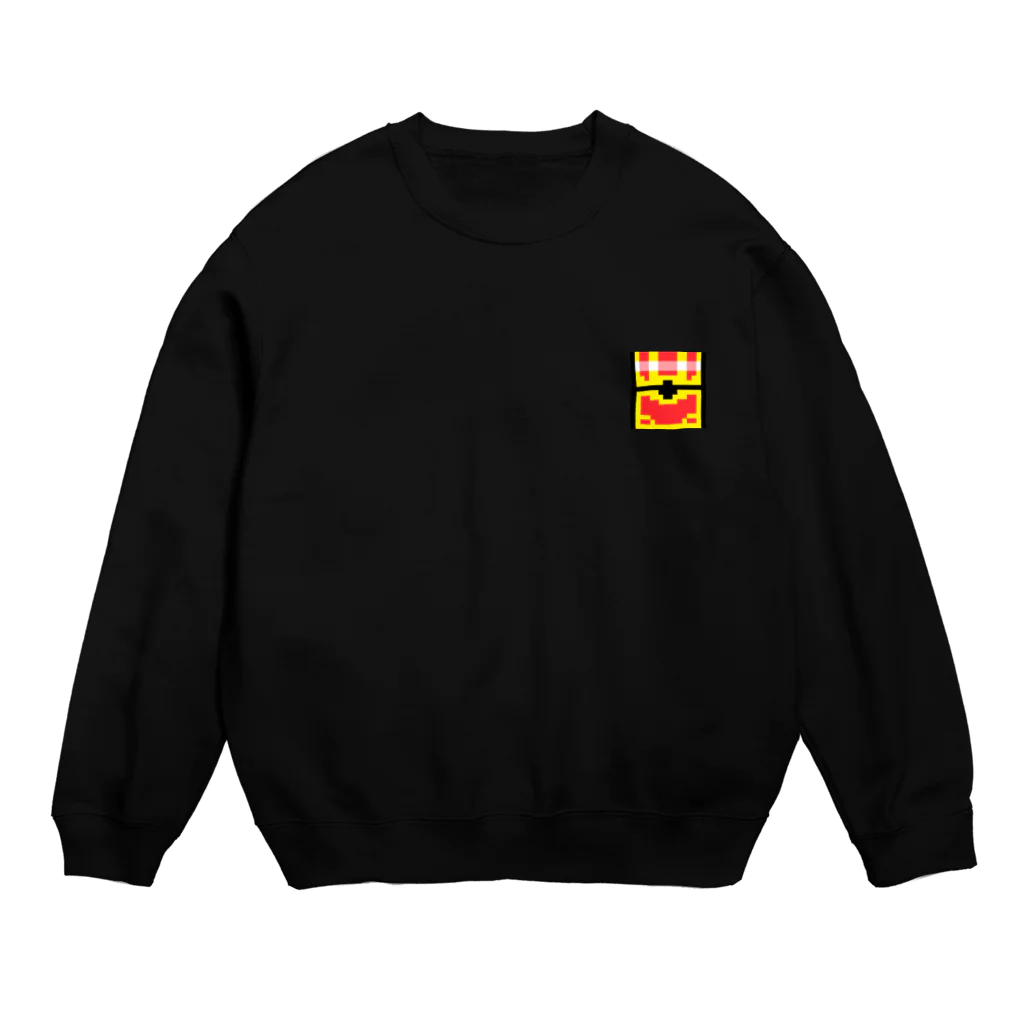 おみその脳みそ🏠のたからばこ を みつけた Crew Neck Sweatshirt