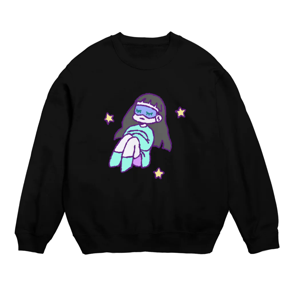 七味田飾品街のとても眠りたい2 Crew Neck Sweatshirt