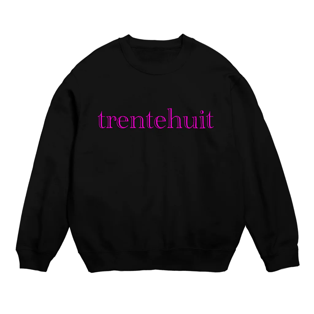 38カワイイグッズのtrentehuit 蛍光ロゴ スウェット Crew Neck Sweatshirt