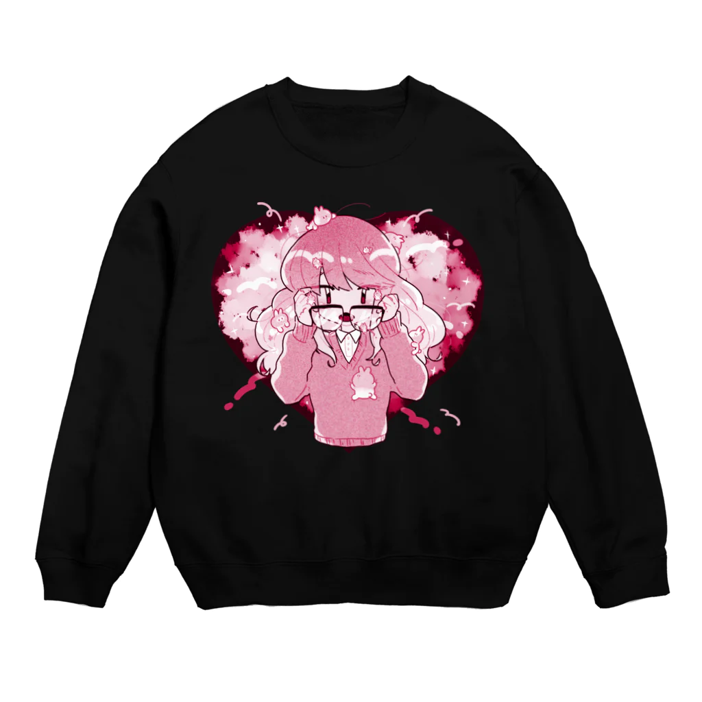 chikopiの恋はバクハツ Crew Neck Sweatshirt