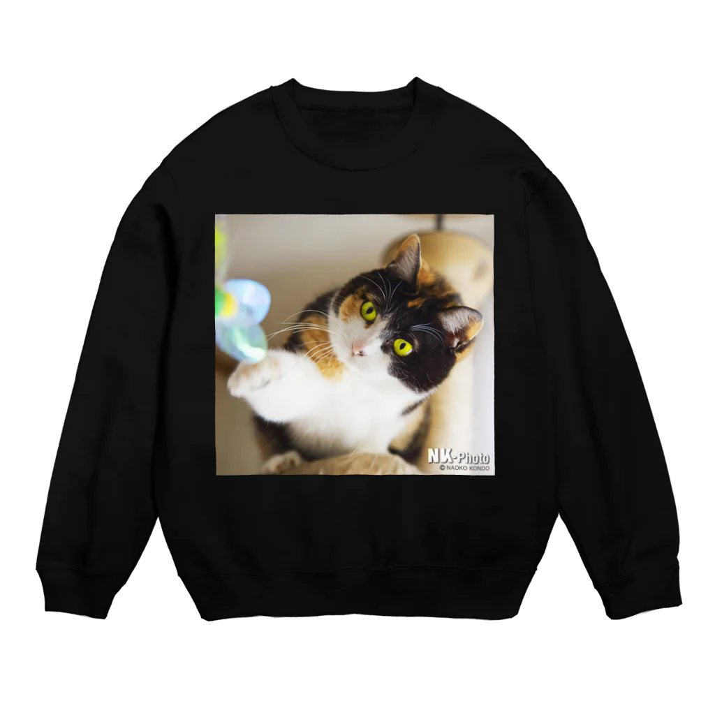 NK−Photoのアイドル猫　ミッカ Crew Neck Sweatshirt