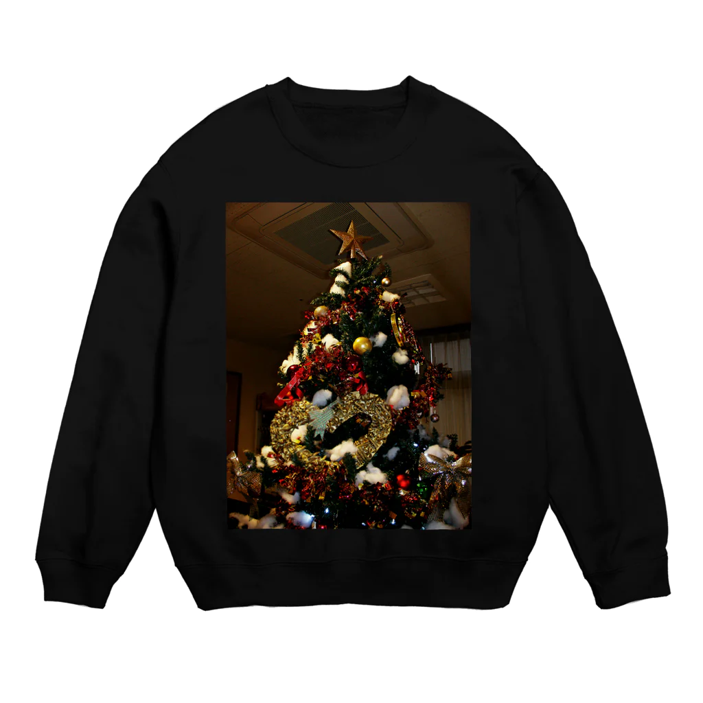 hiroki-naraの光景 sight0397 クリスマス・ツリー Christmas tree Crew Neck Sweatshirt