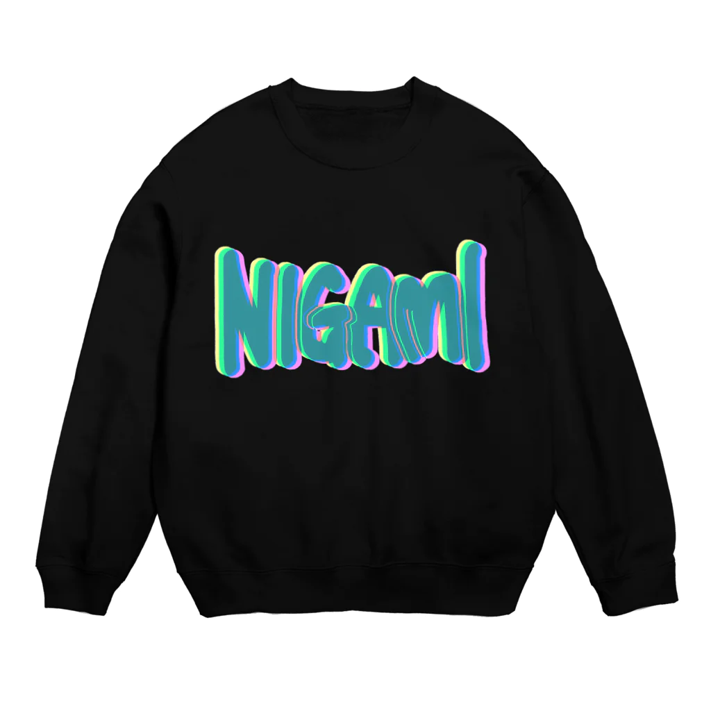 あくびの気まぐれ置き場のNIGAMI Crew Neck Sweatshirt