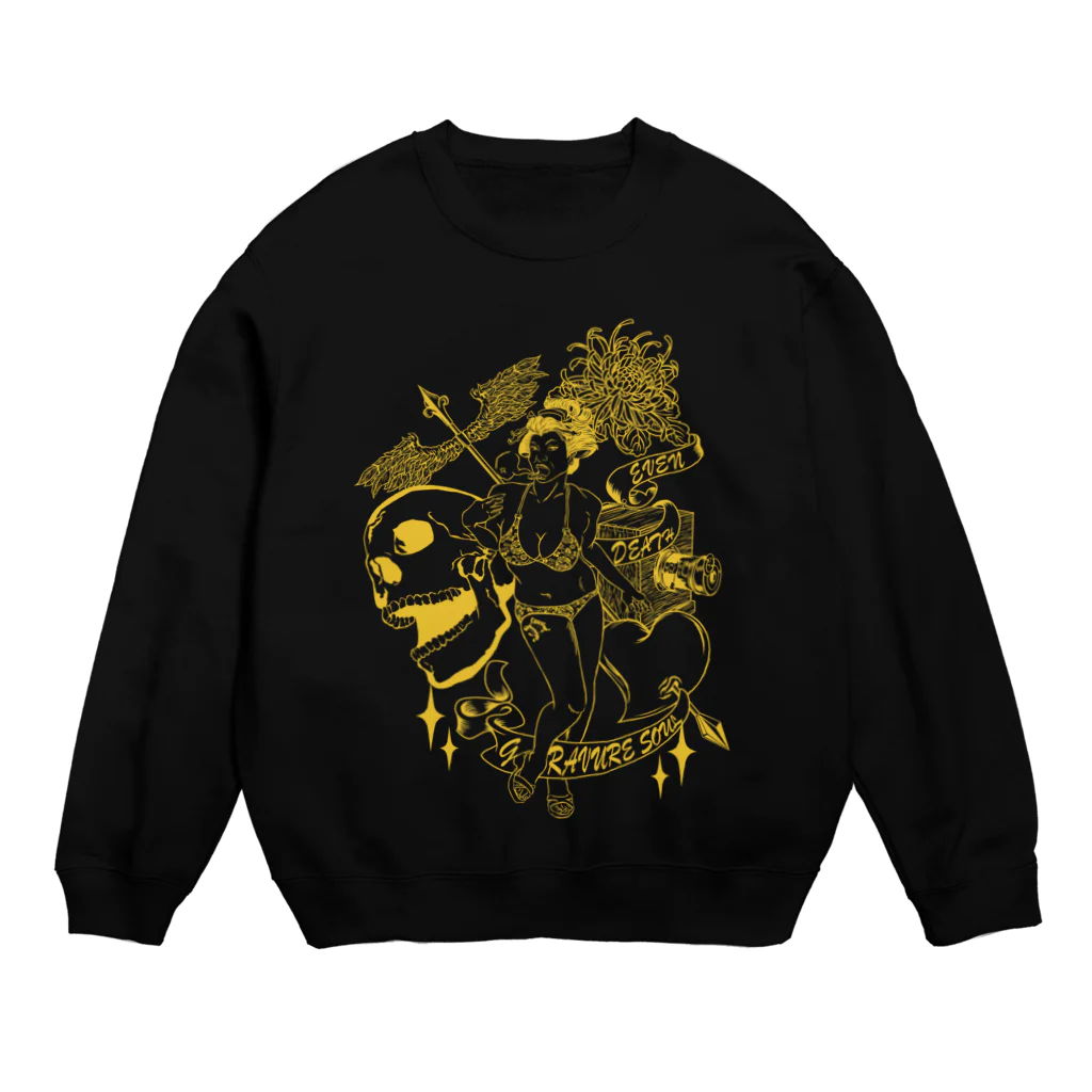 BLACKBELTの幕末グラビア娘Tシャツ Crew Neck Sweatshirt