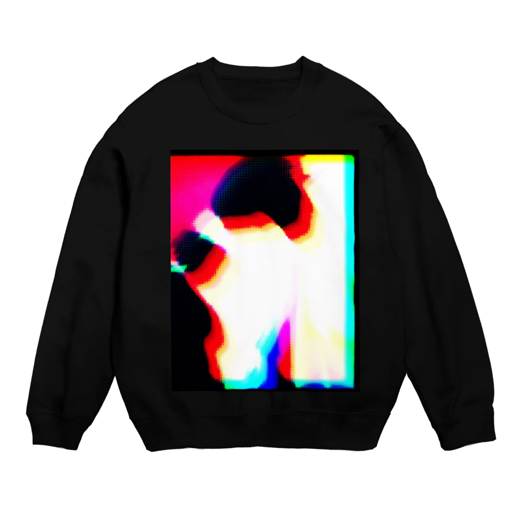 Loose and cuteの色彩アートシリーズ Crew Neck Sweatshirt