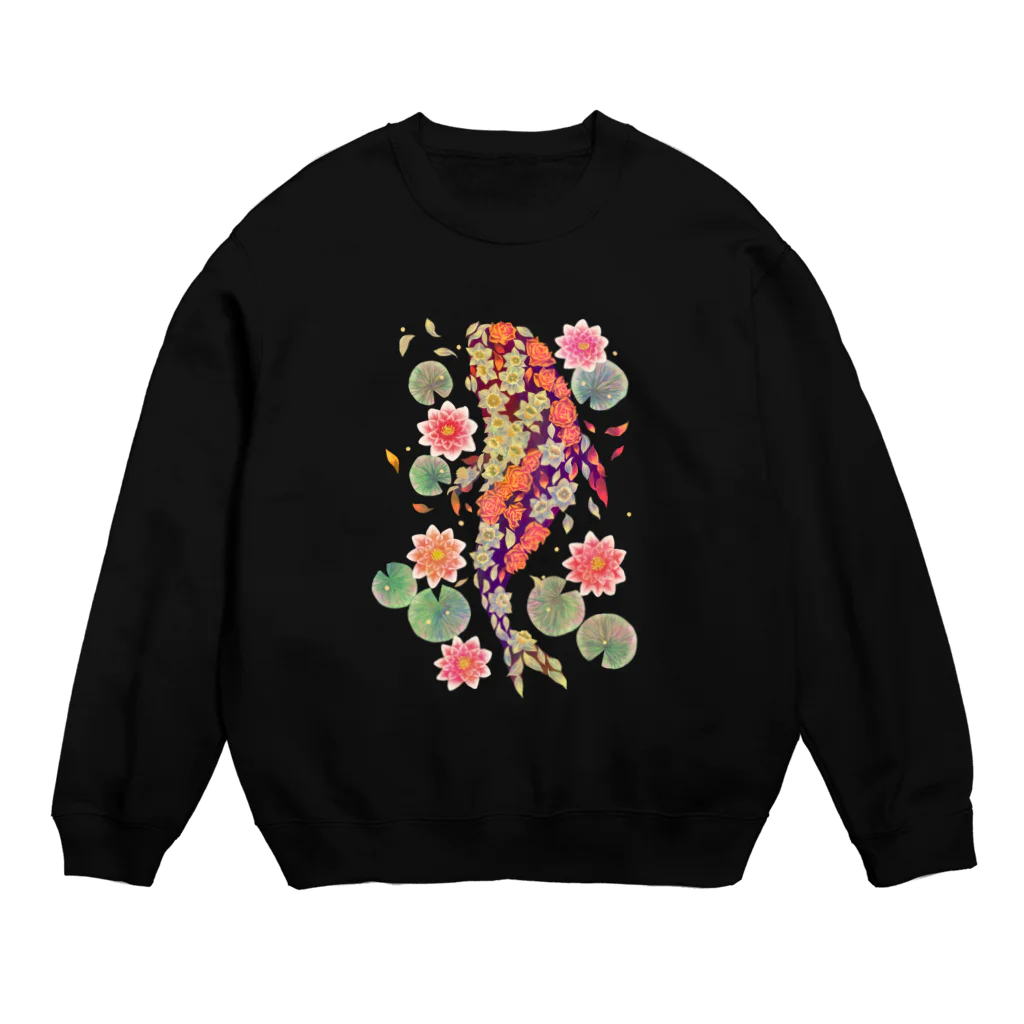 夢々のニシキゴイ Crew Neck Sweatshirt