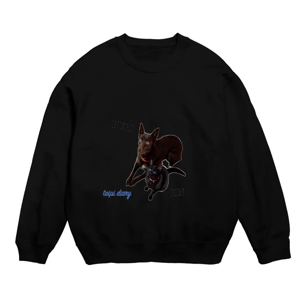 タイピー日記のぶりりん スウェット Crew Neck Sweatshirt