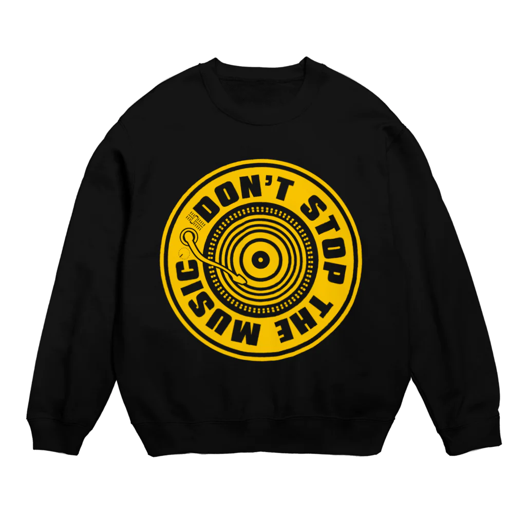 AURA_HYSTERICAのDON'T STOP THE MUSIC Crew Neck Sweatshirt