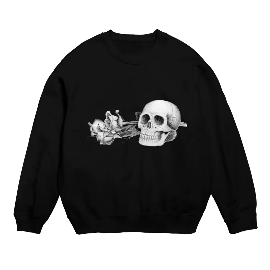 暗国の杜　SUZURI支店のRose&Skull スウェット