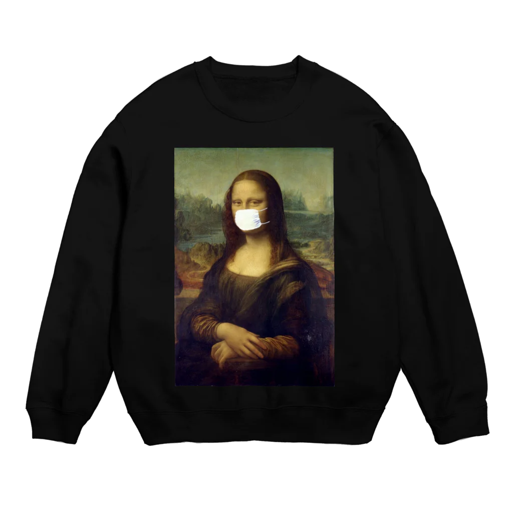 RePaintingのFxxk COVID-19 モナリザ Crew Neck Sweatshirt