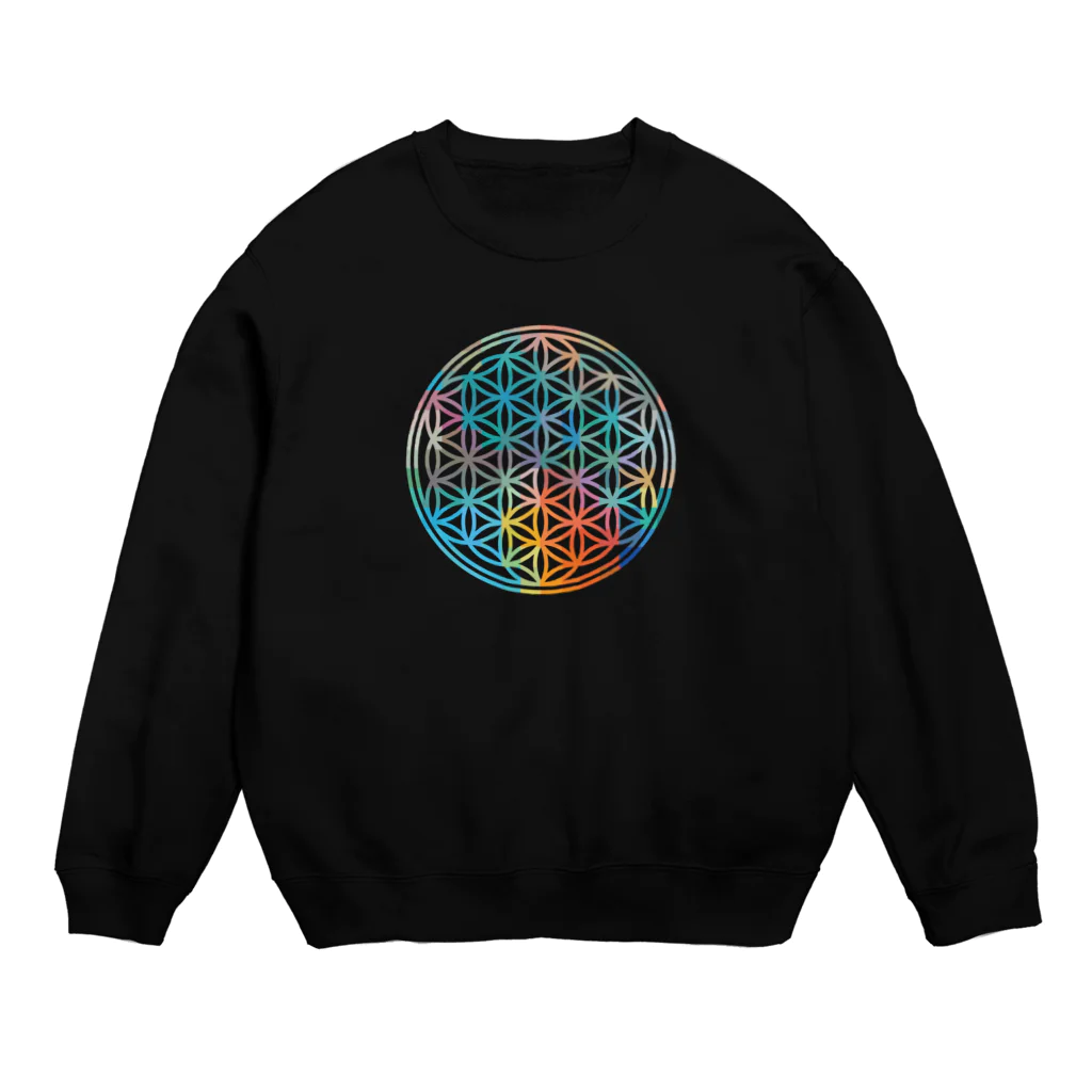 神聖幾何学屋のオパールⅠ Crew Neck Sweatshirt