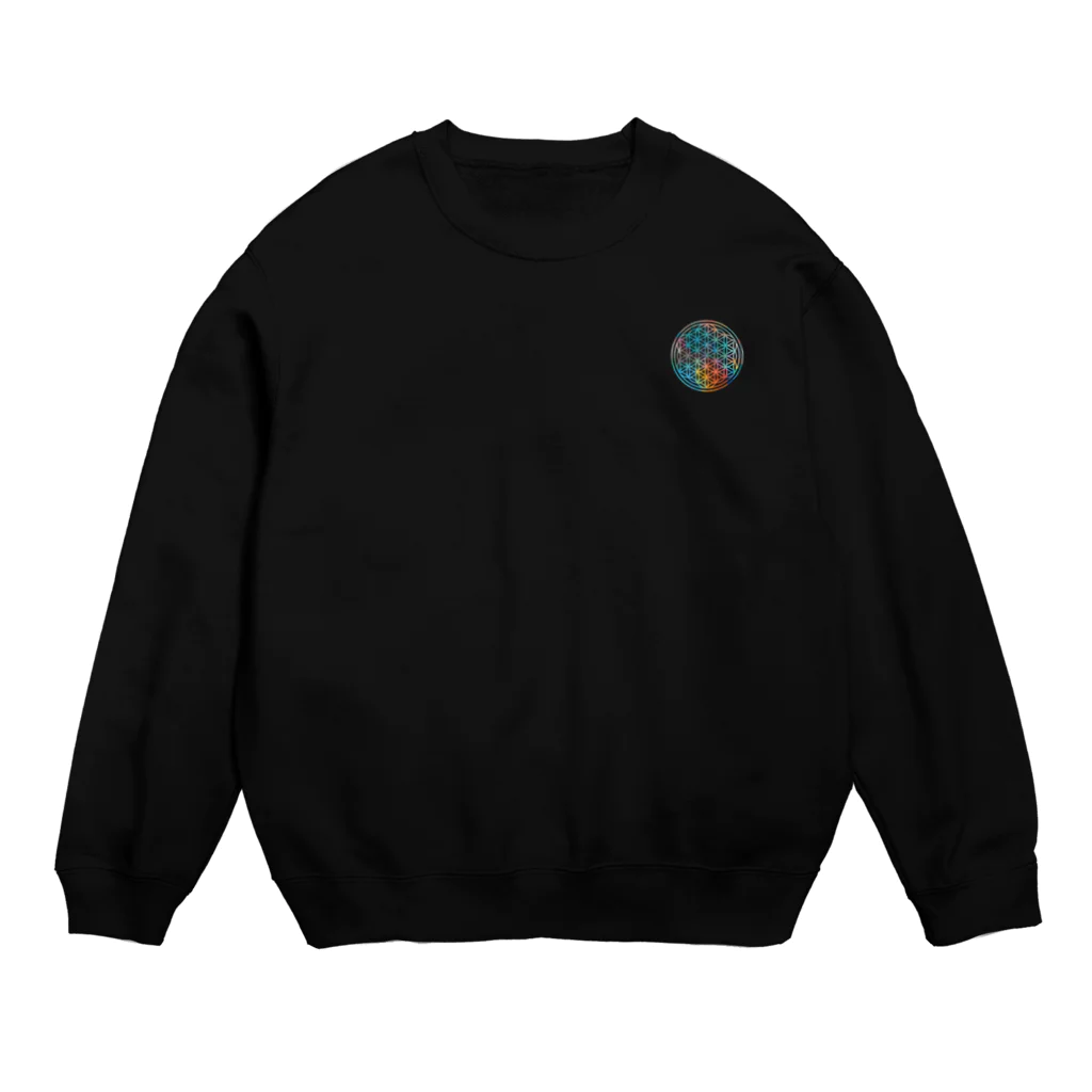 神聖幾何学屋のオパールⅠ Crew Neck Sweatshirt