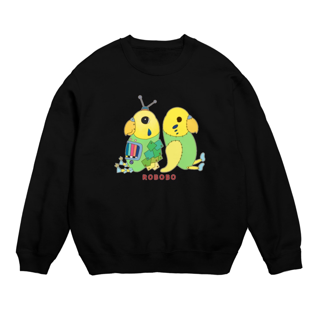 ねこぜや のROBOBO ユーチューバー Crew Neck Sweatshirt