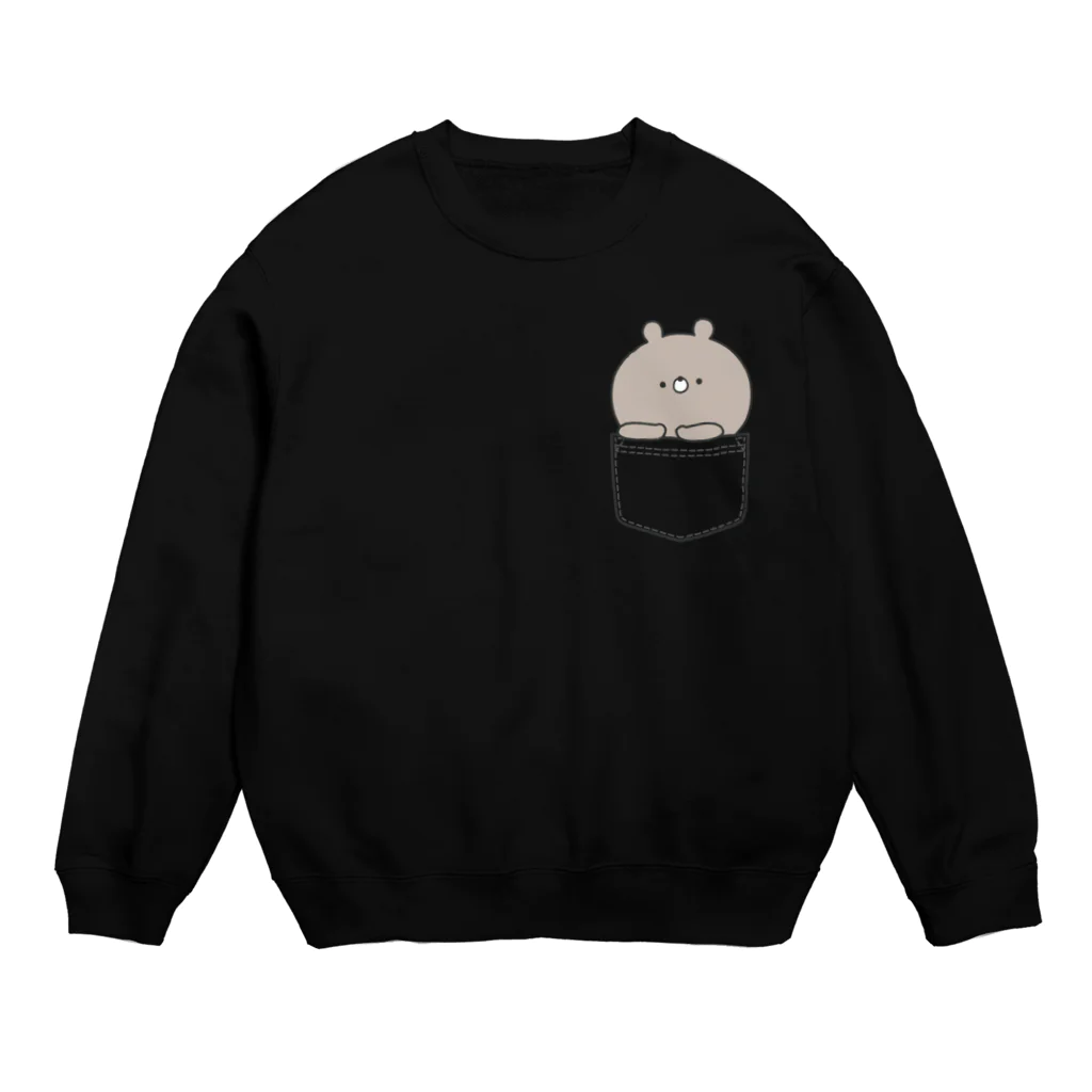 ユウィズのラブカップルポケット♡くま2 Crew Neck Sweatshirt