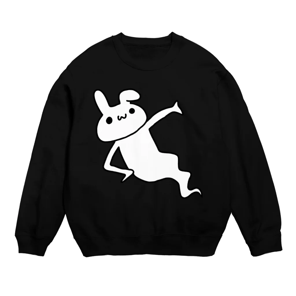 りらちゃんのおみせのぬるるんうさぎさん Crew Neck Sweatshirt