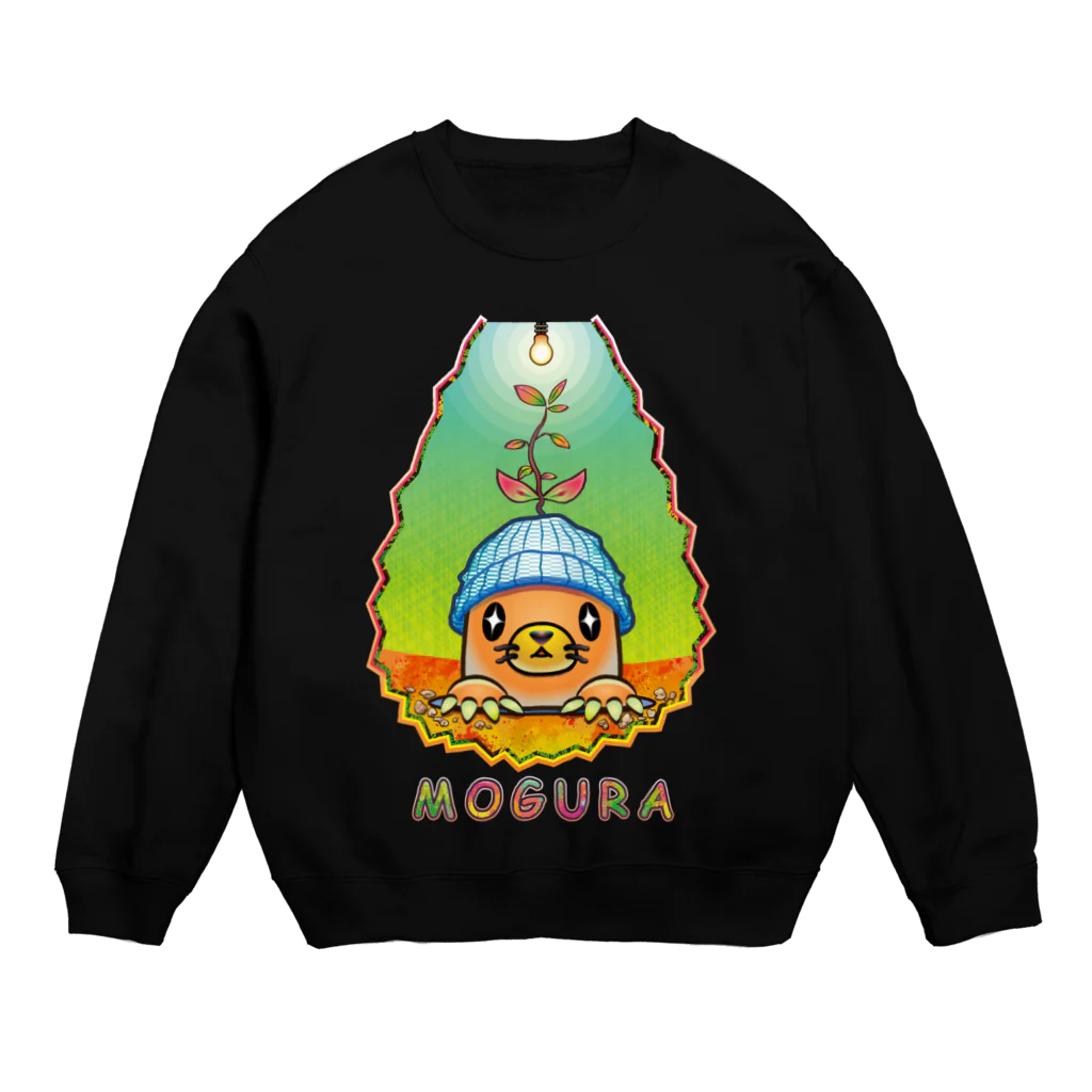 Furoringasの店のワイルド雑草モグラ Crew Neck Sweatshirt