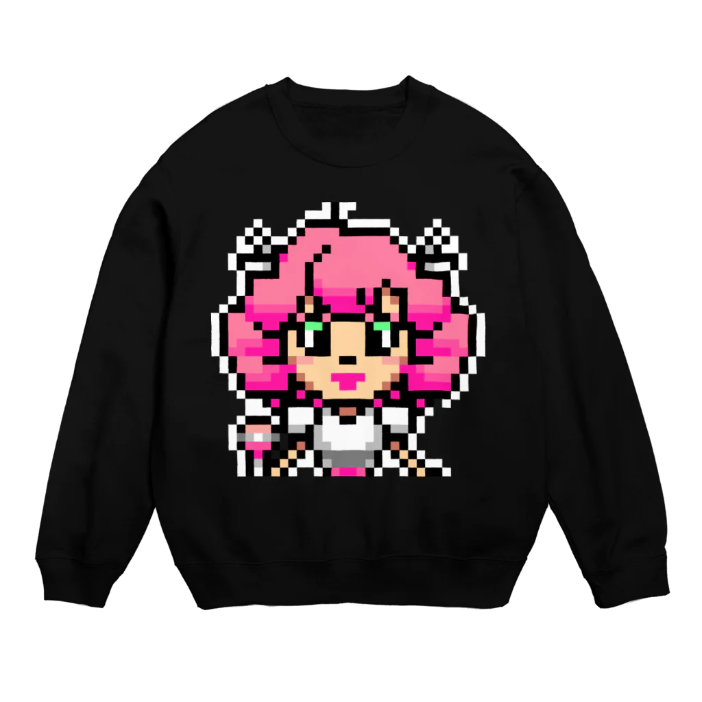 haruのidol・モモダピンコ微笑みver. Crew Neck Sweatshirt