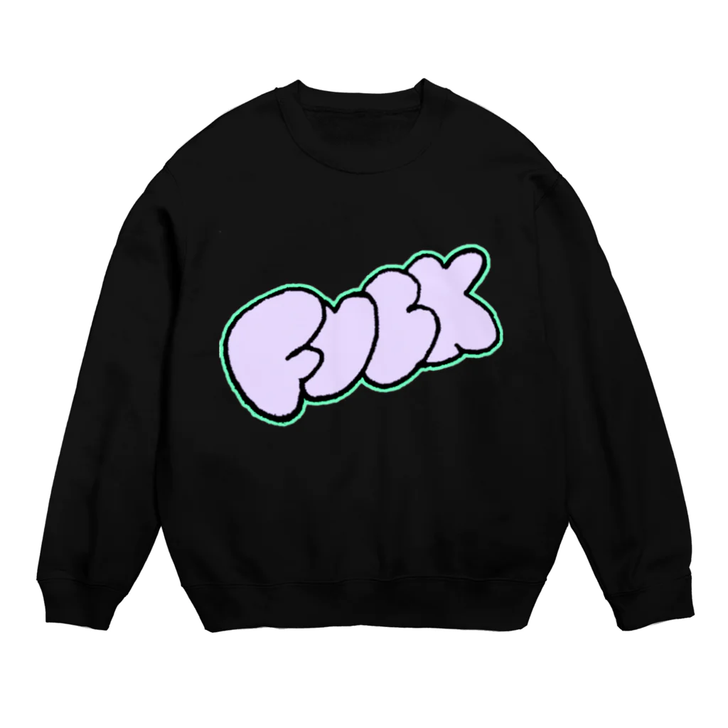 huminressのＦワードネオンちゃん Crew Neck Sweatshirt