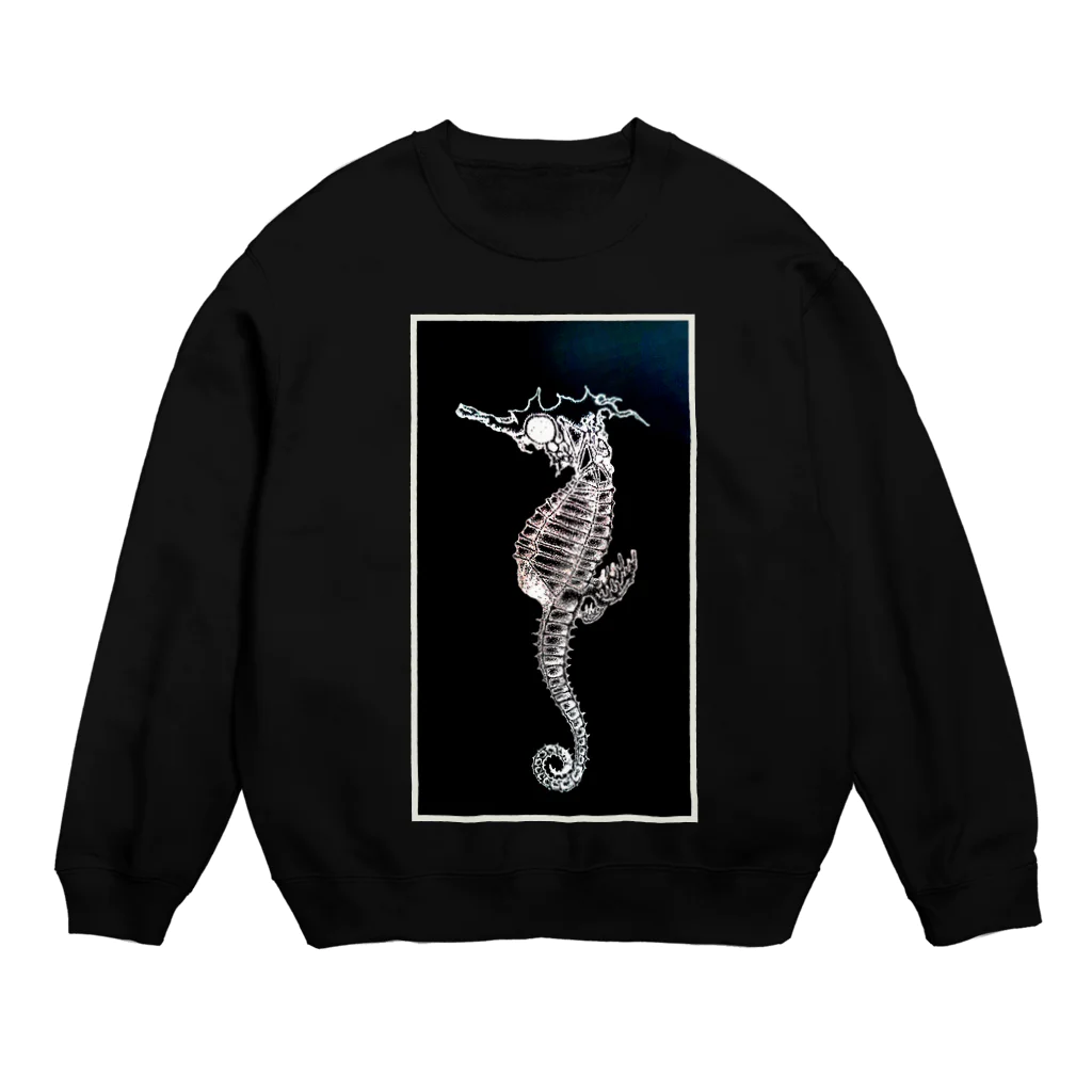 百鬼夜行のタツノオトシゴシリーズ Crew Neck Sweatshirt