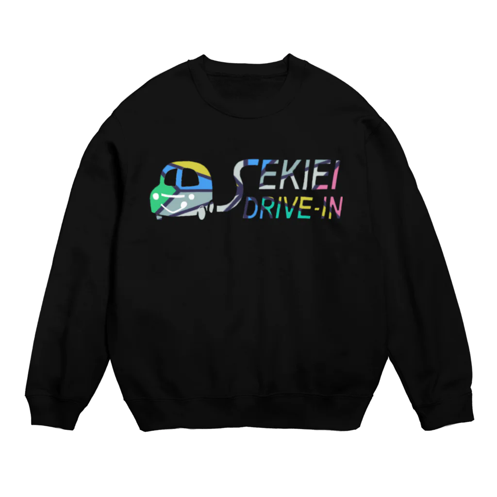 関英ドライブインの車ロゴ Crew Neck Sweatshirt