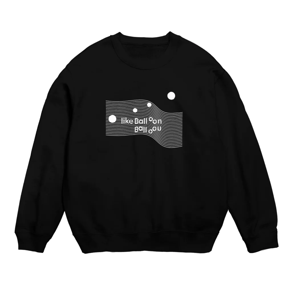 ハリジロウのPRINTED 'like Balloon' ハリジロウ Crew Neck Sweatshirt