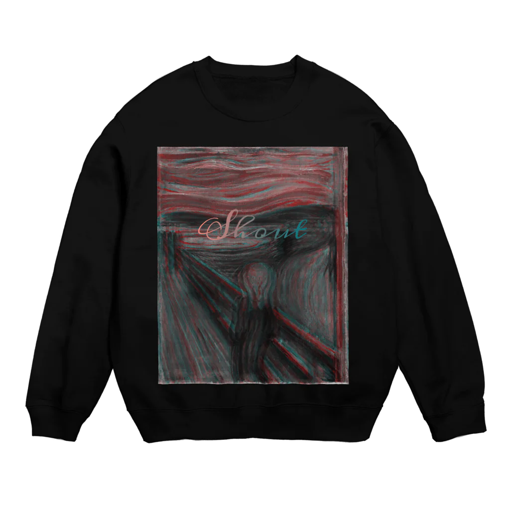 RePaintingのShout  Crew Neck Sweatshirt