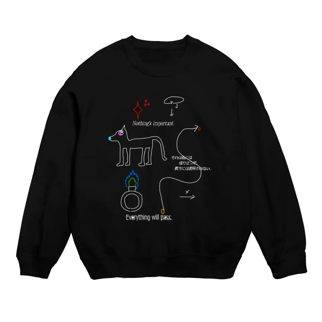 This_Peaceのイヌリンくん Crew Neck Sweatshirt