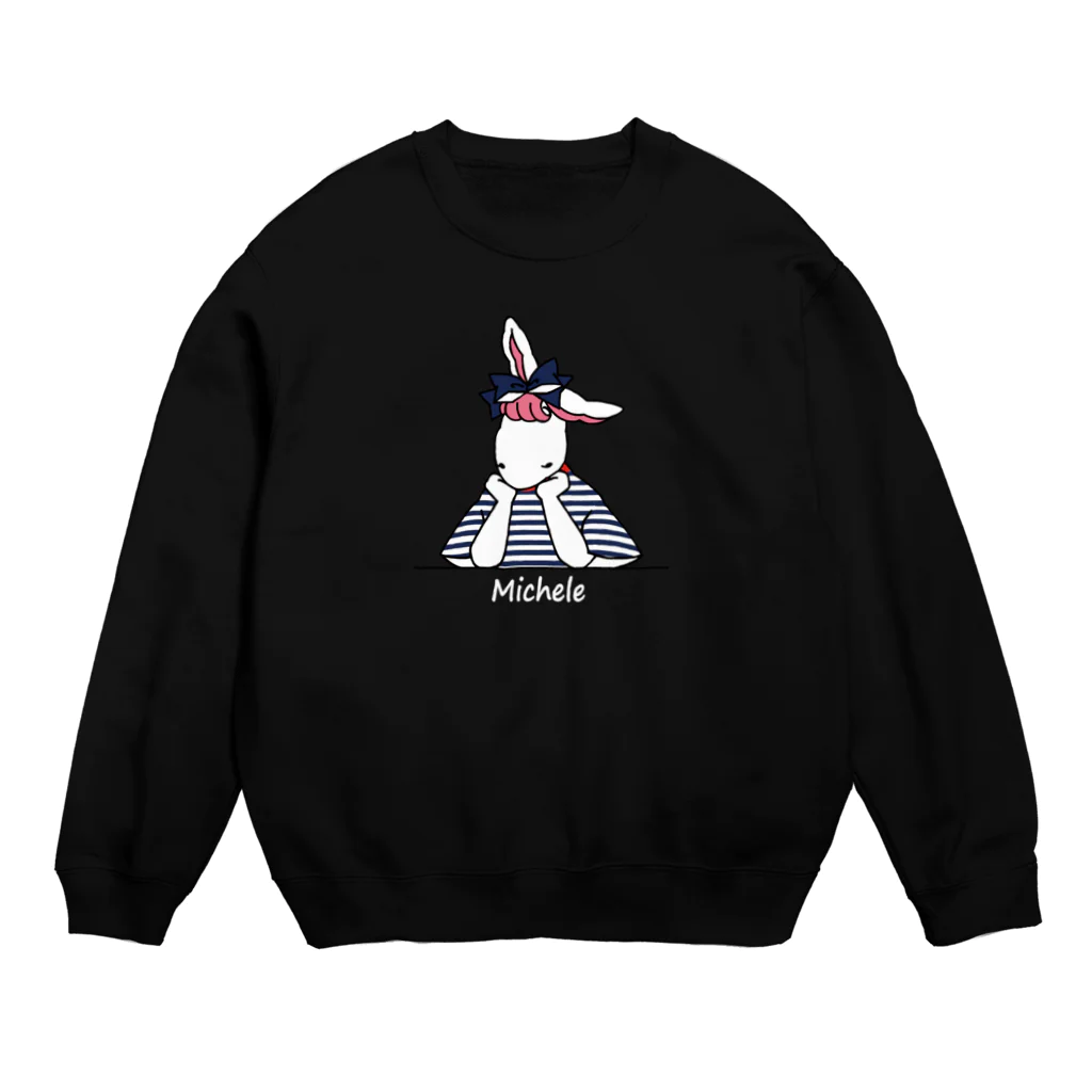 BonBonの考えごとをするミシェル Crew Neck Sweatshirt