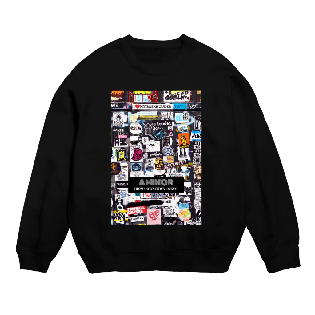 AMINOR (エーマイナー)のWall Stickers Crew Neck Sweatshirt