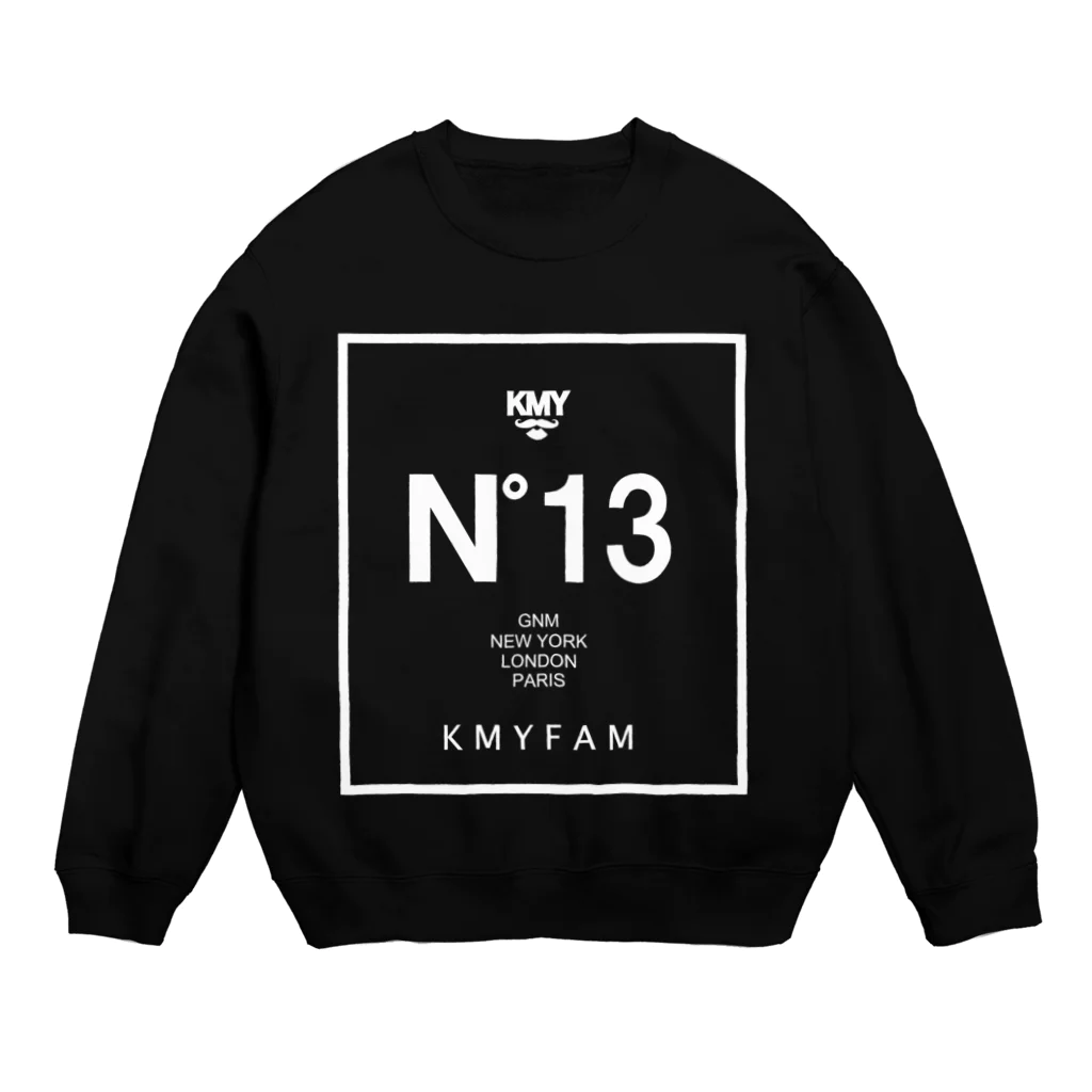 KMY.のKMY.No13白 Crew Neck Sweatshirt