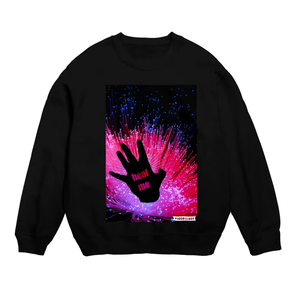 ちろわろらの【heal me】 Crew Neck Sweatshirt