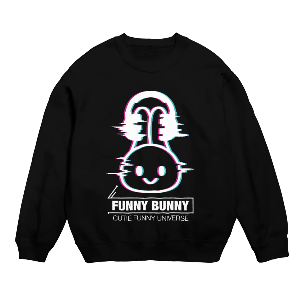 Cutie Funny Universe[ キューティー・ファニー・ユニバース ]のFUNNY☆BUNNY【フェイスロゴ】 Crew Neck Sweatshirt