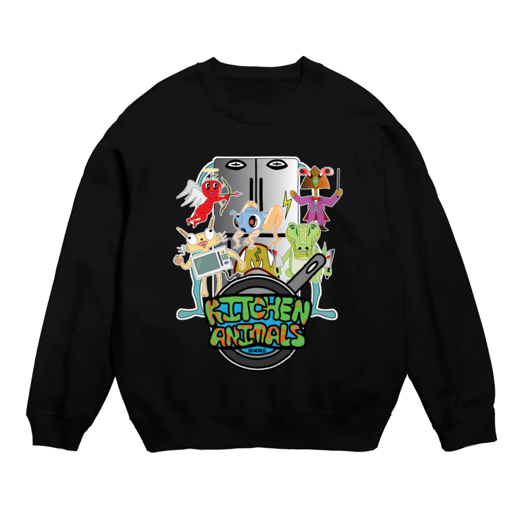 VS worldのKITCHEN ANIMALS Crew Neck Sweatshirt