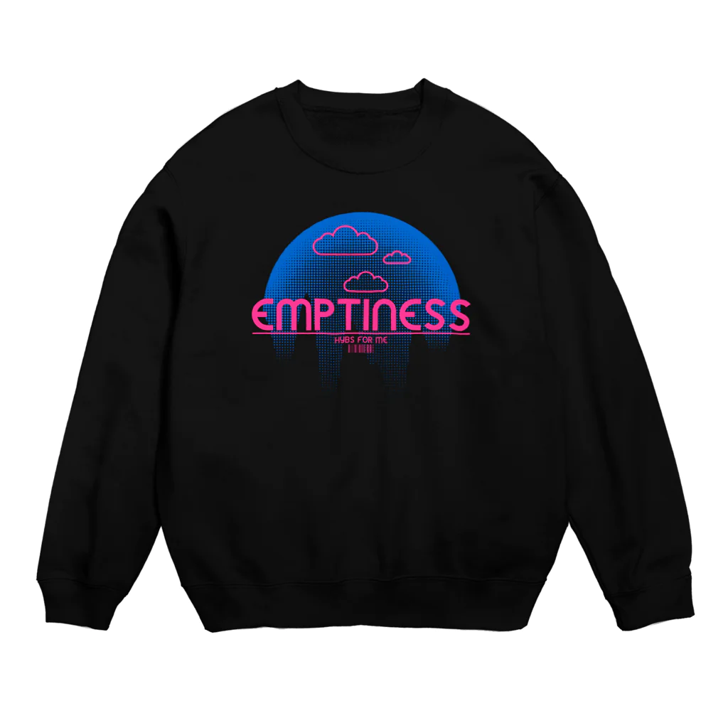 HYBS FOR MEのくものうえ (青ピンク) Crew Neck Sweatshirt