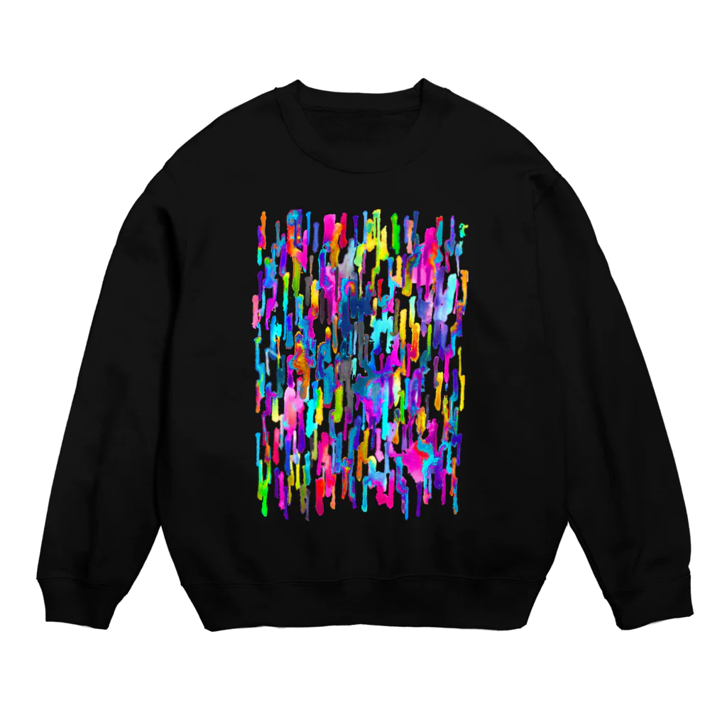 Miki_after_partyのcolorful rain -vivid- Crew Neck Sweatshirt