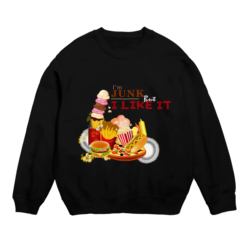 CSQUARE_CREATIONのJunkFoodが好き Crew Neck Sweatshirt