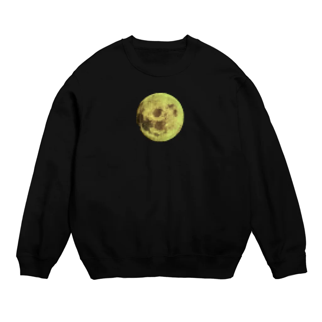 demanjdのおモザムーン Crew Neck Sweatshirt