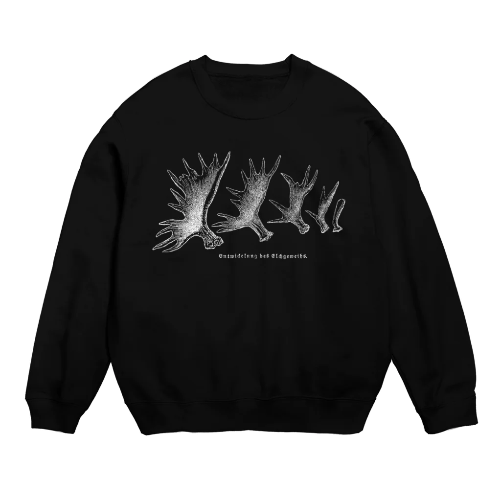 Expressgut602のヘラジカの角 Crew Neck Sweatshirt