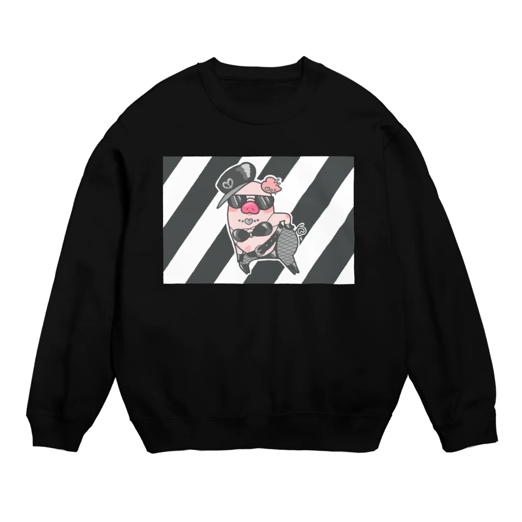 ちょのみのレディぶーぶー Crew Neck Sweatshirt