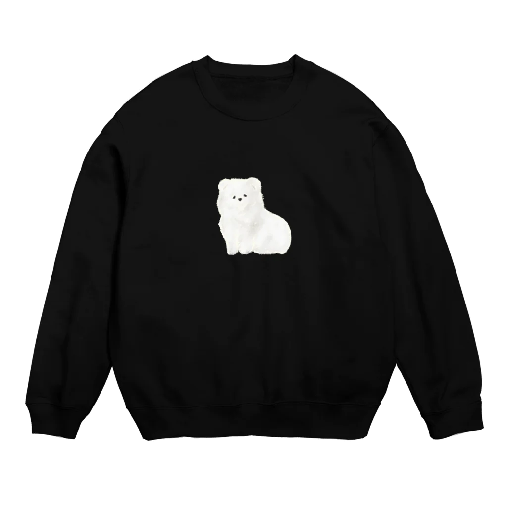 papiko くまさんの【小林愛香さん 着用】ふわふわ　ポメラニアン Crew Neck Sweatshirt