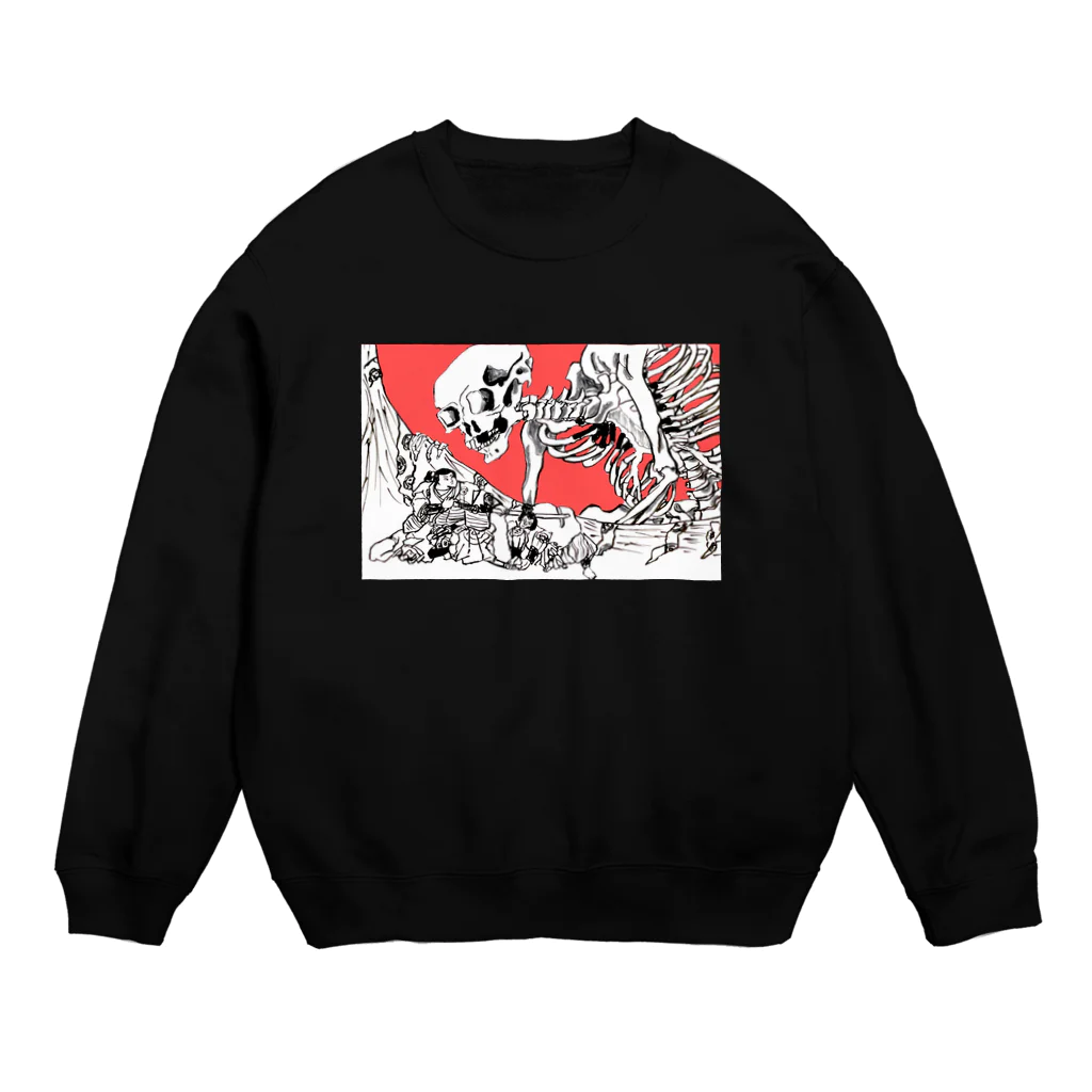 Fude Houseの『浮世絵ガイコツ』 Crew Neck Sweatshirt