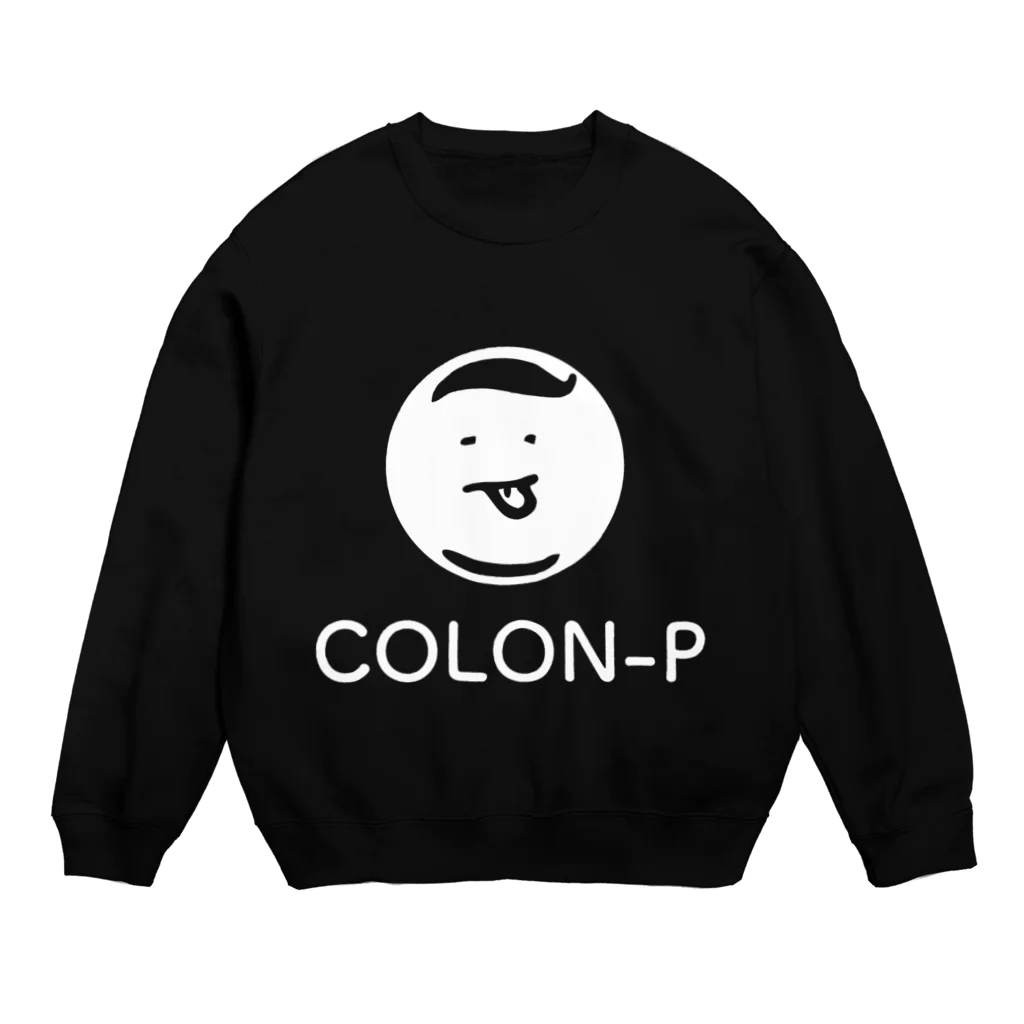 colon-pのコロンピさんのスウェット ホワイトロゴ Crew Neck Sweatshirt